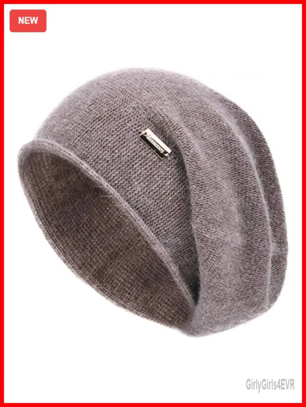 Slouchy Knit Beanie Hat for Women Winter Soft Warm Lightweight Skull Cap